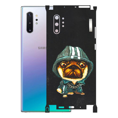 Samsung M/F/Note/Flip and C Phone Skins (All Models) - Puppy N Hoodie - 3D Embossed Finish (L-90) Samsung Galaxy Note 10 Plus