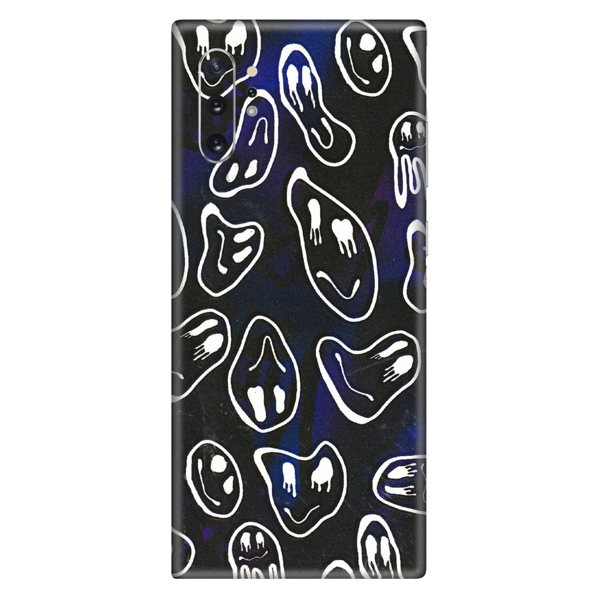 Samsung M/F/Note/Flip and C Phone Skins (All Models) - Distorted Smileys - 3D Embossed Finish (L-92) Samsung Galaxy Note 10 Plus