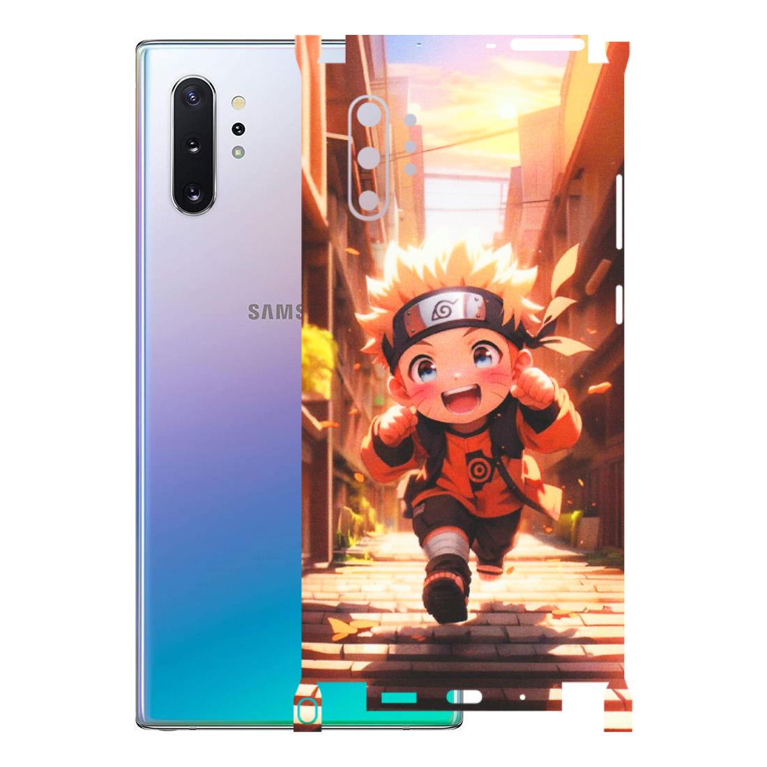 Samsung M/F/Note/Flip and C Phone Skins (All Models) - Naruto Cute Toon Running - Matte Finish (M-04) Samsung Galaxy Note 10 Plus