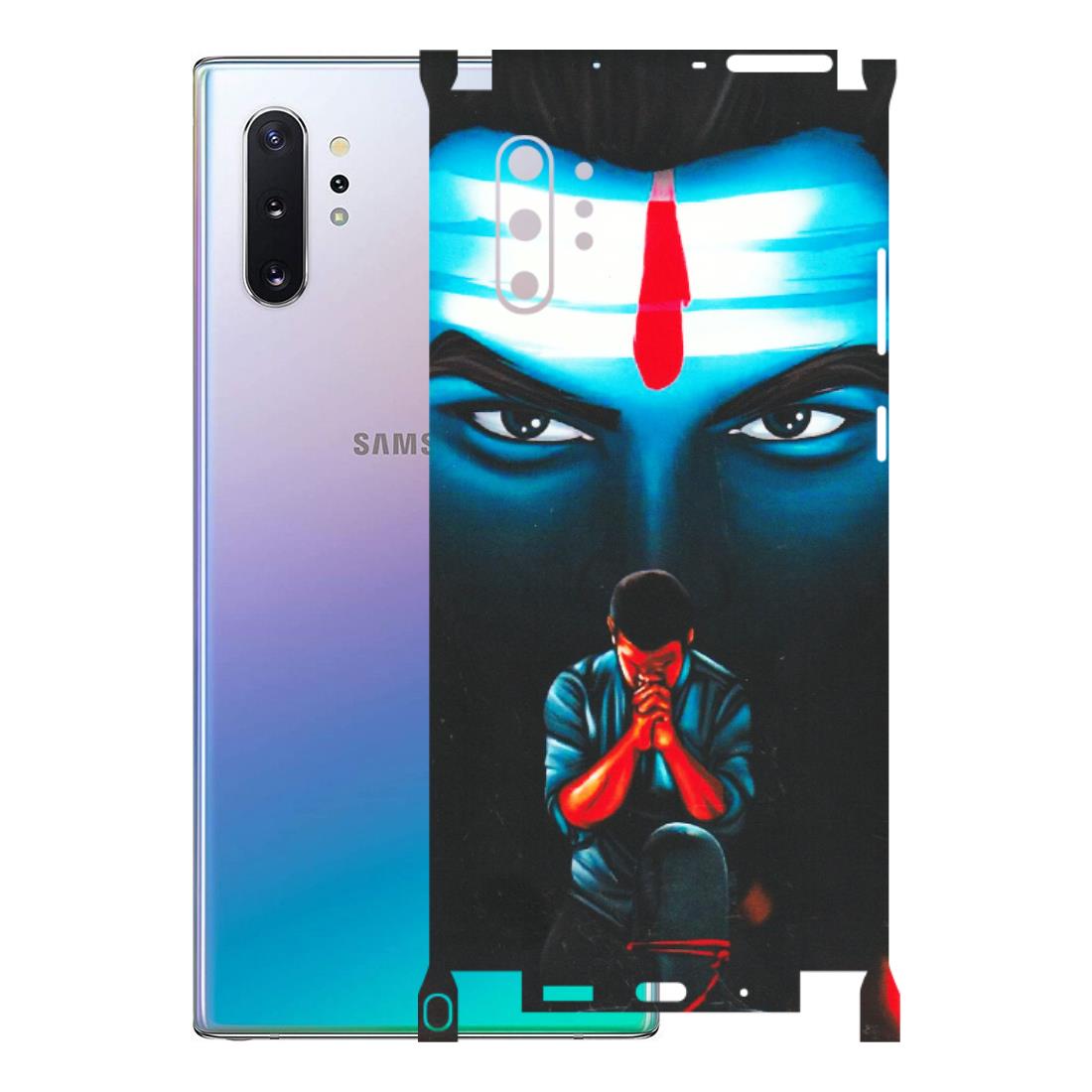 Samsung M/F/Note/Flip and C Phone Skins (All Models) - Mahakal Bhakt - Matte Finish (M-112) Samsung Galaxy Note 10 Plus