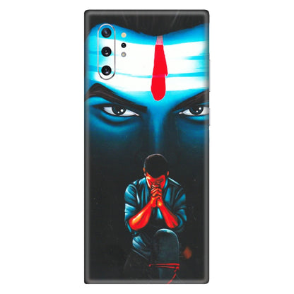 Samsung M/F/Note/Flip and C Phone Skins (All Models) - Mahakal Bhakt - Matte Finish (M-112) Samsung Galaxy Note 10 Plus