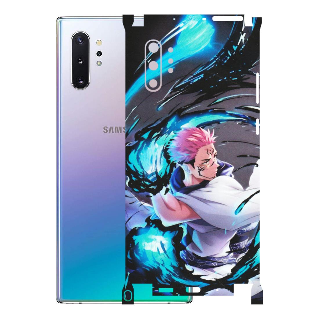 Samsung M/F/Note/Flip and C Phone Skins (All Models) - New Jujutsu Kaisen Grey Blue Anime - Matte Finish (M-127) Samsung Galaxy Note 10 Plus
