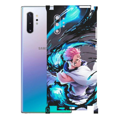 Samsung M/F/Note/Flip and C Phone Skins (All Models) - New Jujutsu Kaisen Grey Blue Anime - Matte Finish (M-127) Samsung Galaxy Note 10 Plus