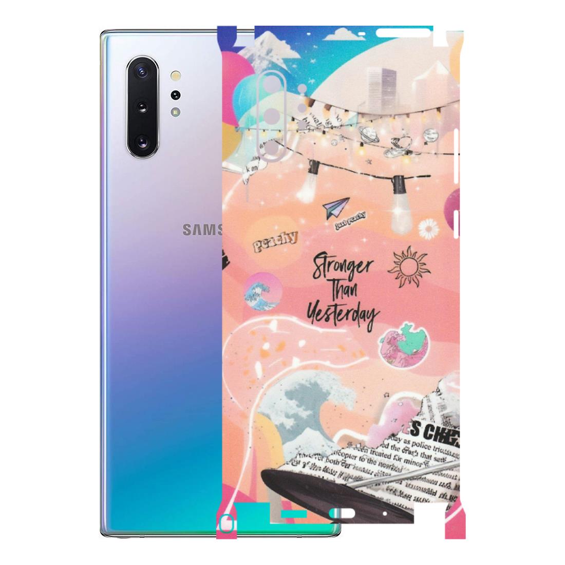 Samsung M/F/Note/Flip and C Phone Skins (All Models) - Stronger Then Yesterday - Matte Finish (M-128) Samsung Galaxy Note 10 Plus