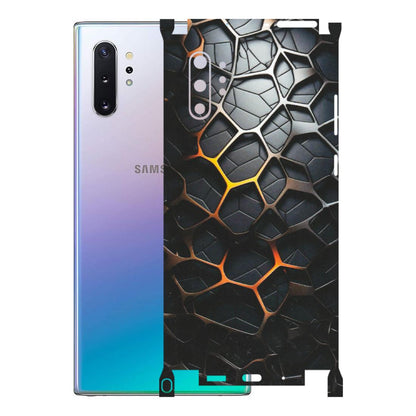 Samsung M/F/Note/Flip and C Phone Skins (All Models) - New Abstract Graphite Tiles - Matte Finish (M-130) Samsung Galaxy Note 10 Plus