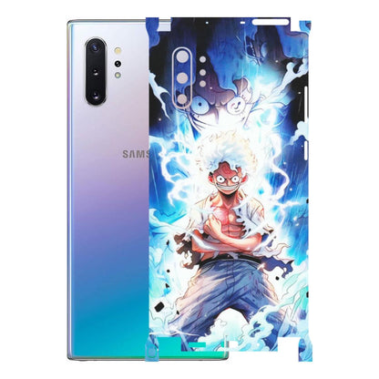 Samsung M/F/Note/Flip and C Phone Skins (All Models) - Blue Thunder Luffy Anime - Matte Finish (M-132) Samsung Galaxy Note 10 Plus