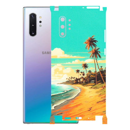 Samsung M/F/Note/Flip and C Phone Skins (All Models) - Miami Beach - Matte Finish (M-136) Samsung Galaxy Note 10 Plus