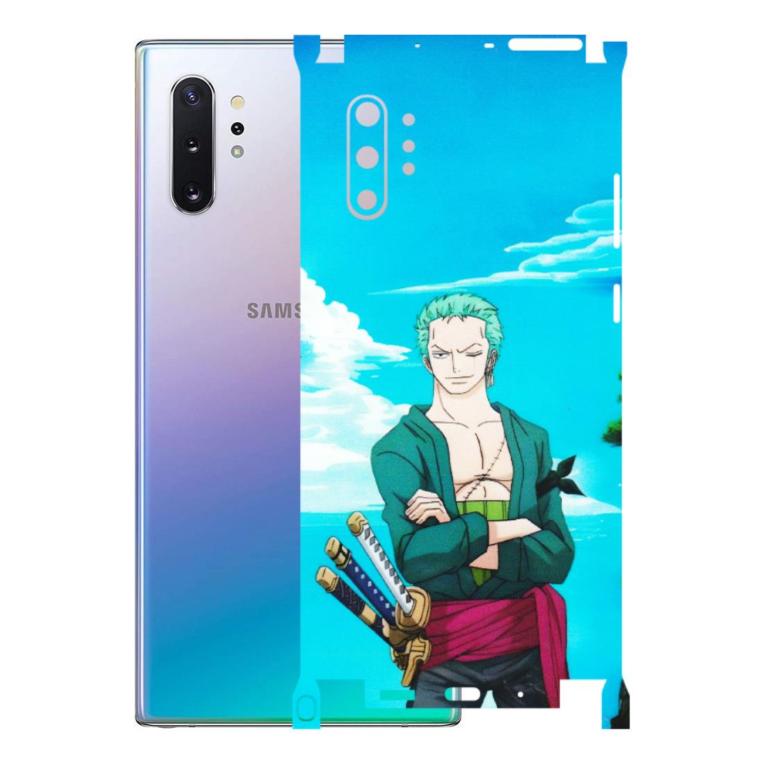 Samsung M/F/Note/Flip and C Phone Skins (All Models) - Cool Swordman Zoro Anime - Matte Finish (M-143) Samsung Galaxy Note 10 Plus