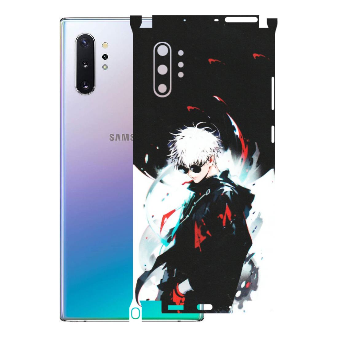 Samsung M/F/Note/Flip and C Phone Skins (All Models) - Gojo Powerful Charater Kaisen Anime - Matte Finish (M-144) Samsung Galaxy Note 10 Plus