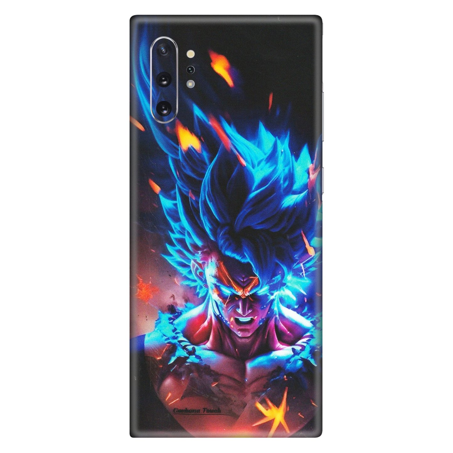 Samsung M/F/Note/Flip and C Phone Skins (All Models) - Angry Goku Dragon Ball Anime - Matte Finish (M-150) Samsung Galaxy Note 10 Plus