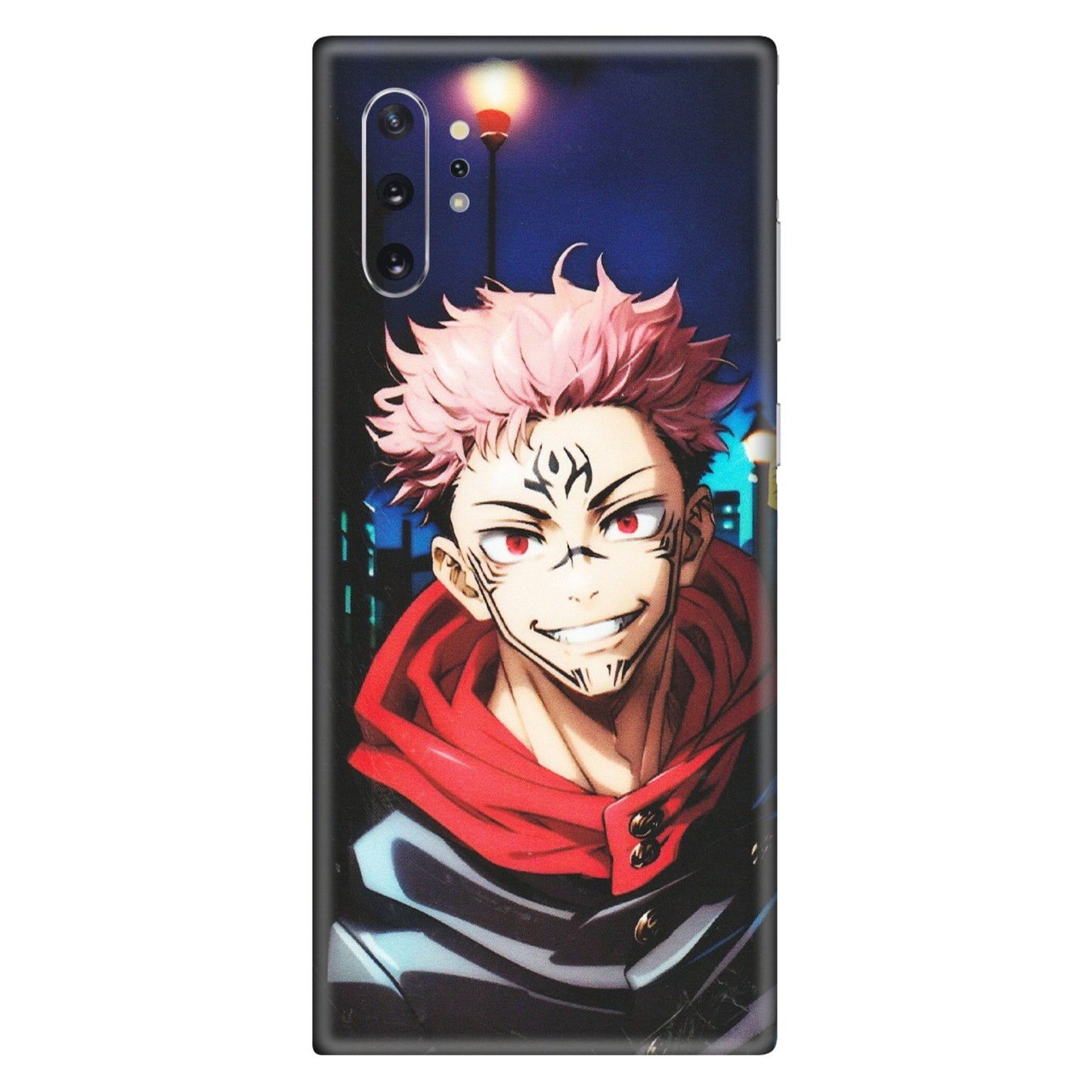 Samsung M/F/Note/Flip and C Phone Skins (All Models) - Yuji Itadori Funny Face Anime - Matte Finish (M-152) Samsung Galaxy Note 10 Plus