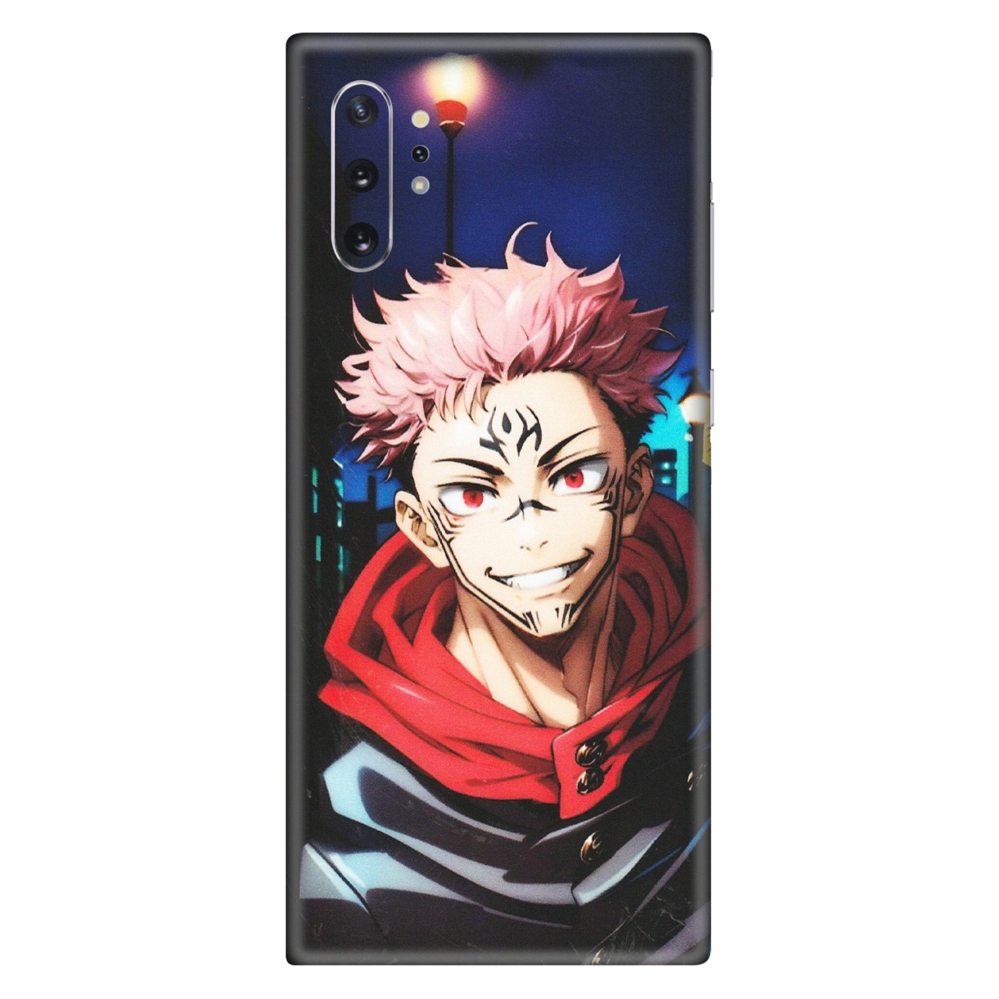 Samsung M/F/Note/Flip and C Phone Skins (All Models) - Yuji Itadori Funny Face Anime - Matte Finish (M-152) Samsung Galaxy Note 10 Plus