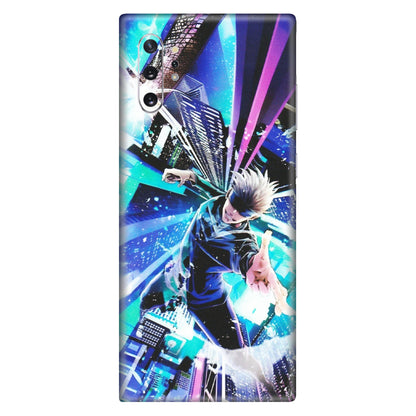 Samsung M/F/Note/Flip and C Phone Skins (All Models) - Manga Action Jujustu Kaisen Anime - Matte Finish (M-155) Samsung Galaxy Note 10 Plus