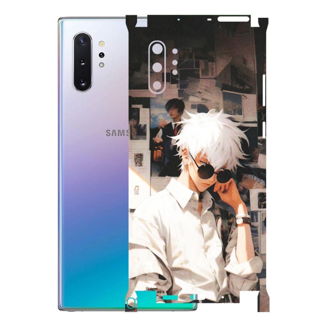 Samsung M/F/Note/Flip and C Phone Skins (All Models) - Gojo Satoru Jujustu Kaisen Anime - Matte Finish (M-156) Samsung Galaxy Note 10 Plus