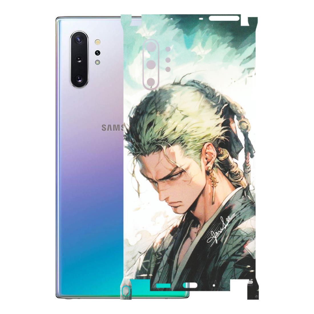 Samsung M/F/Note/Flip and C Phone Skins (All Models) - Pirate Hunter One Piece Anime - Matte Finish (M-157) Samsung Galaxy Note 10 Plus