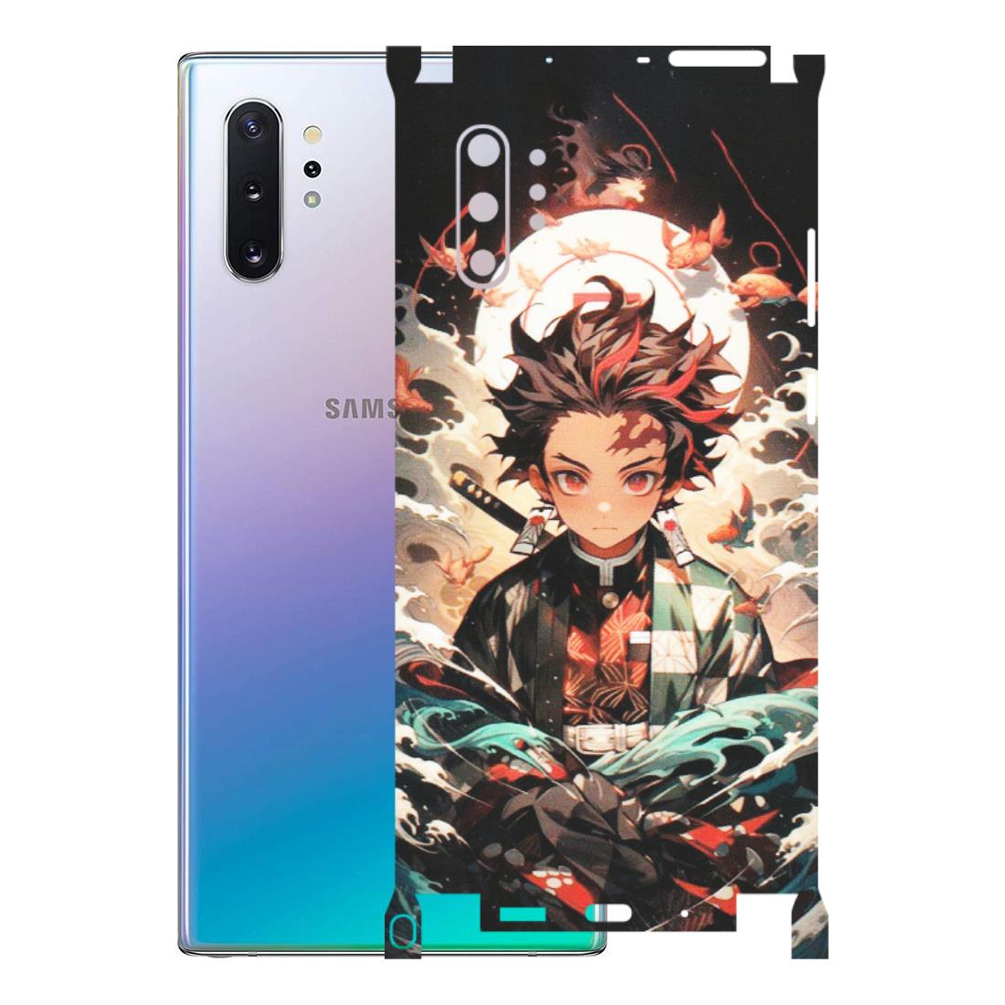 Samsung M/F/Note/Flip and C Phone Skins (All Models) - Tanjiro Demon Slayer Anime - Matte Finish (M-158) Samsung Galaxy Note 10 Plus