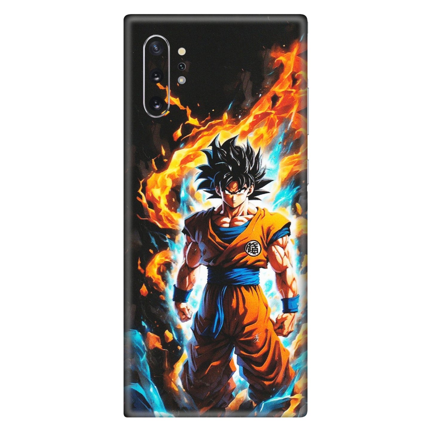 Samsung M/F/Note/Flip and C Phone Skins (All Models) - Goku Transformation Anime - Matte Finish (M-159) Samsung Galaxy Note 10 Plus