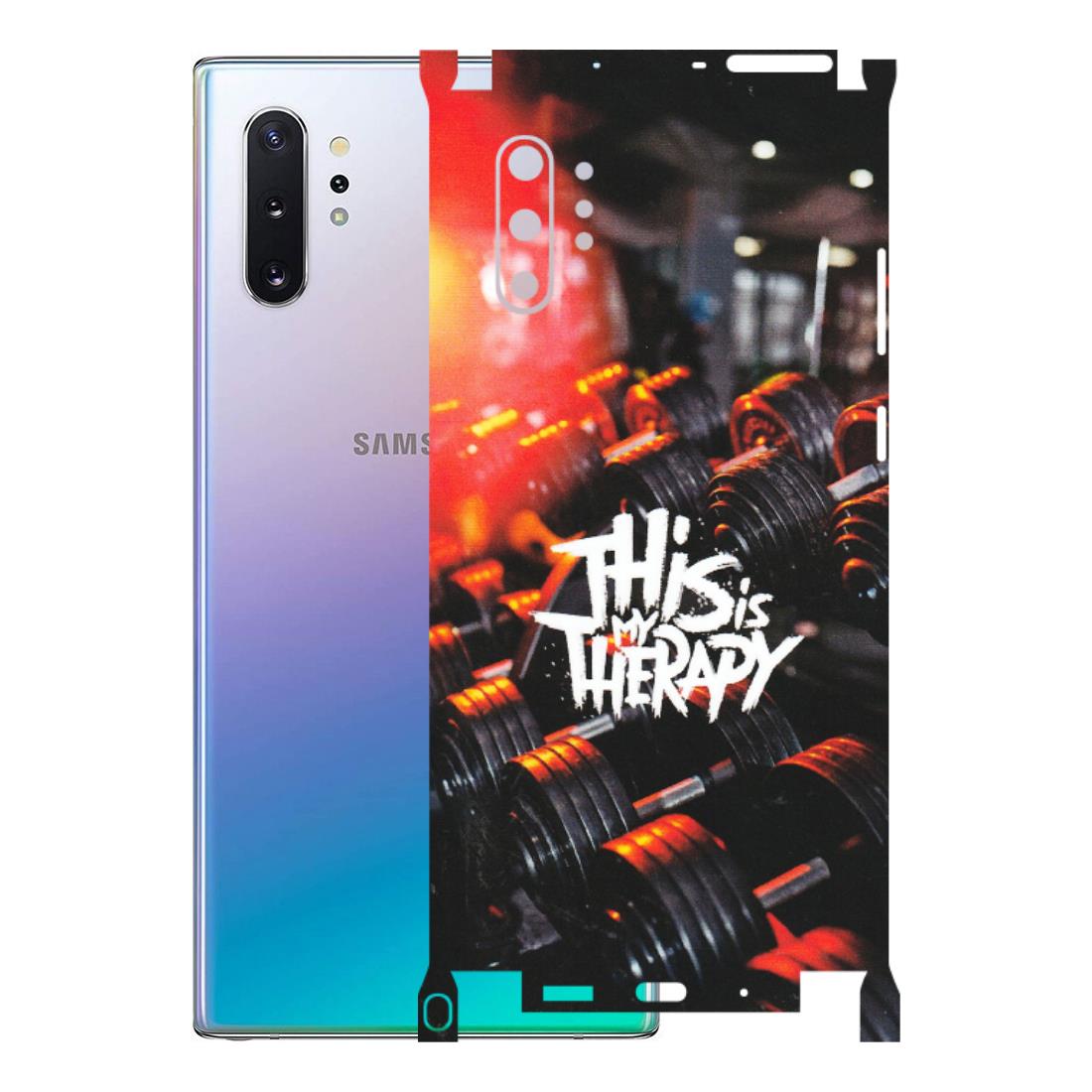 Samsung M/F/Note/Flip and C Phone Skins (All Models) - GYM Lover Therapy - Matte Finish (M-160) Samsung Galaxy Note 10 Plus