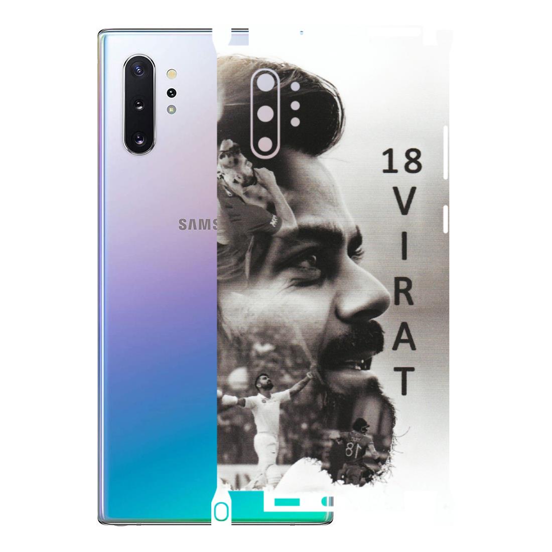 Samsung M/F/Note/Flip and C Phone Skins (All Models) - Virat Kohli Cricketer - Matte Finish (M-163) Samsung Galaxy Note 10 Plus