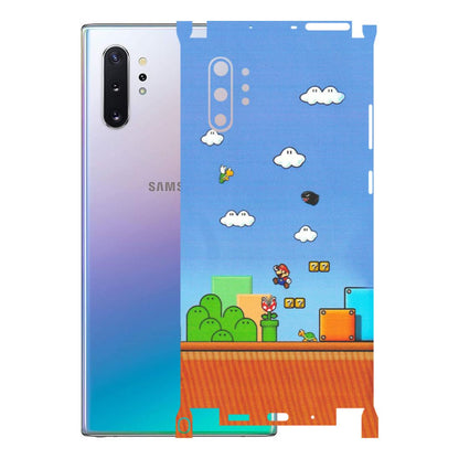 Samsung M/F/Note/Flip and C Phone Skins (All Models) - Mario Game Scene - Matte Finish (M-24) Samsung Galaxy Note 10 Plus