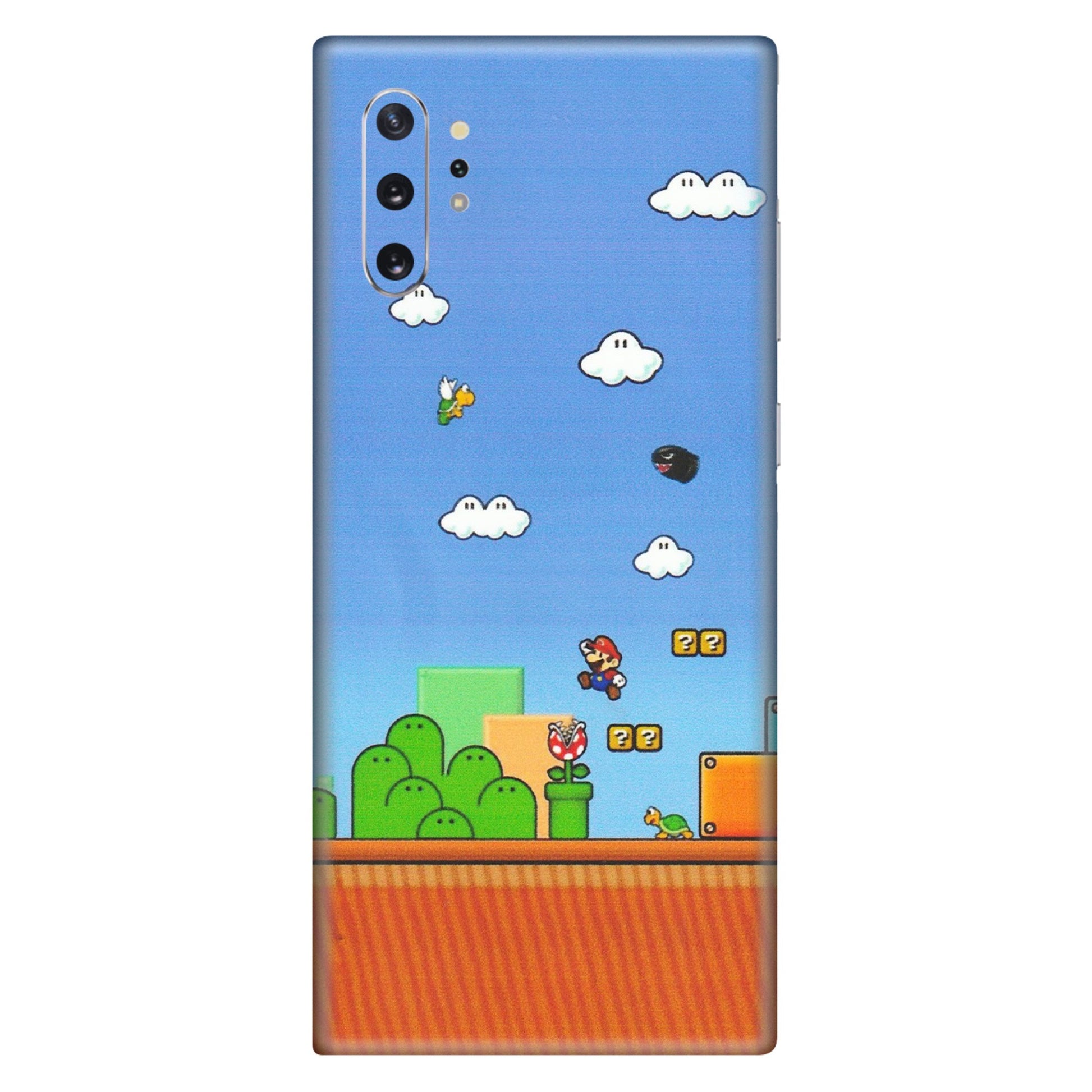 Samsung M/F/Note/Flip and C Phone Skins (All Models) - Mario Game Scene - Matte Finish (M-24) Samsung Galaxy Note 10 Plus