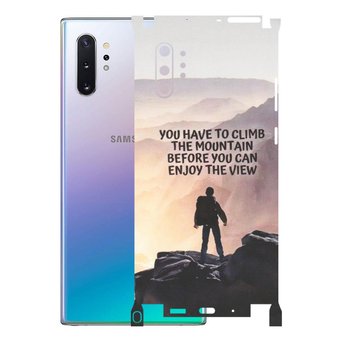 Samsung M/F/Note/Flip and C Phone Skins (All Models) - Motivational Hiking Mountain - Matte Finish (M-28) Samsung Galaxy Note 10 Plus