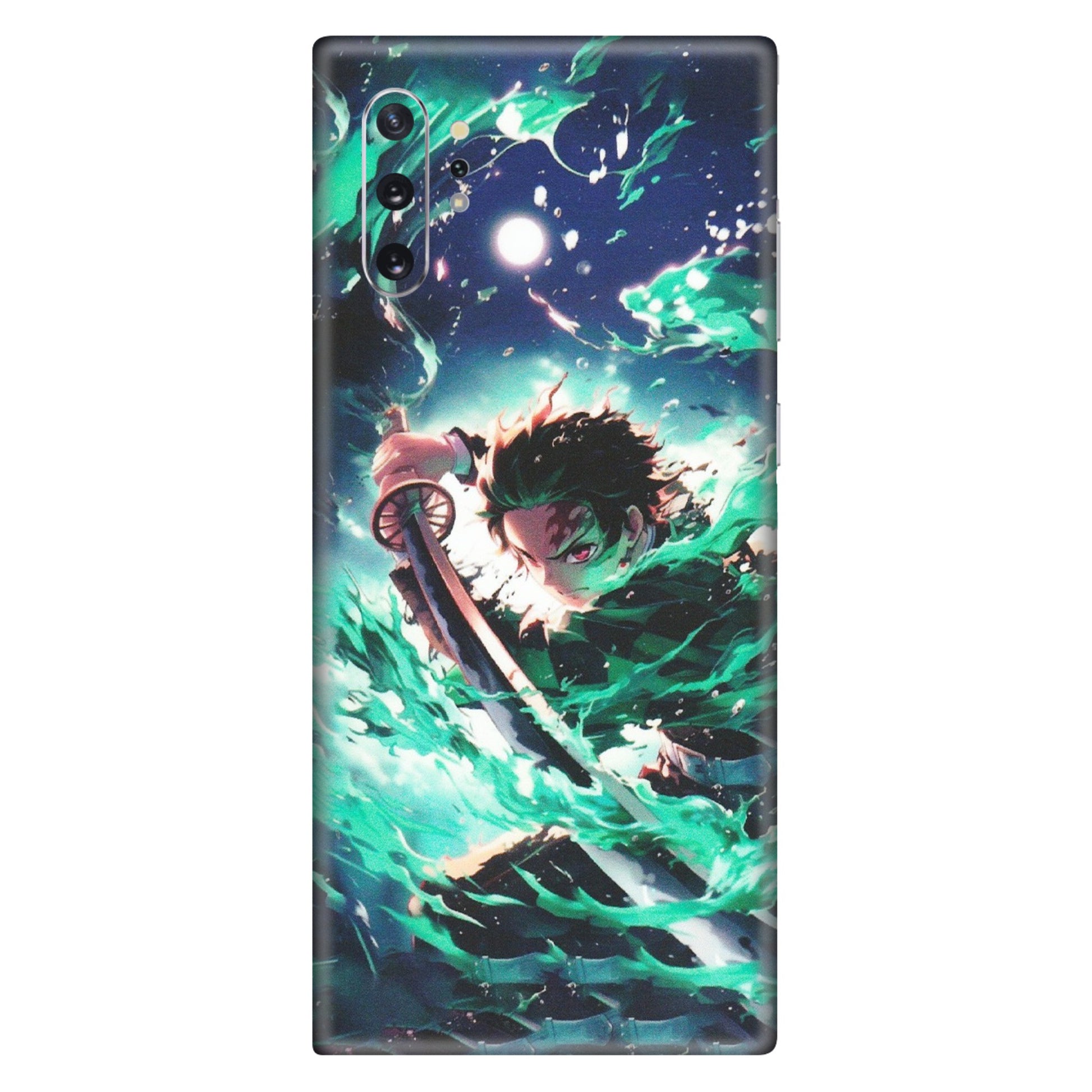 Samsung M/F/Note/Flip and C Phone Skins (All Models) - Sword Fighter Anime - Matte Finish (M-29) Samsung Galaxy Note 10 Plus