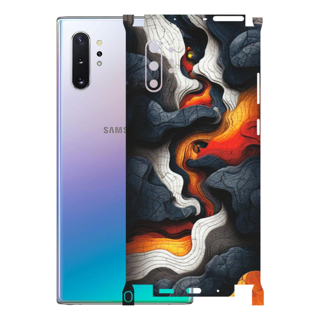 Samsung M/F/Note/Flip and C Phone Skins (All Models) - Abstract Volcanic Layers - Matte Finish (M-52) Samsung Galaxy Note 10 Plus