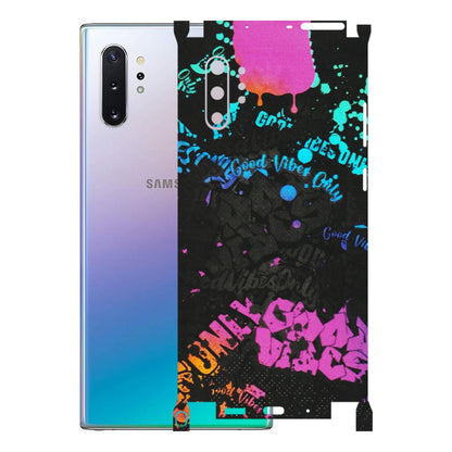 Samsung M/F/Note/Flip and C Phone Skins (All Models) - Majestic Black Vibes - Matte Finish (M-62) Samsung Galaxy Note 10 Plus