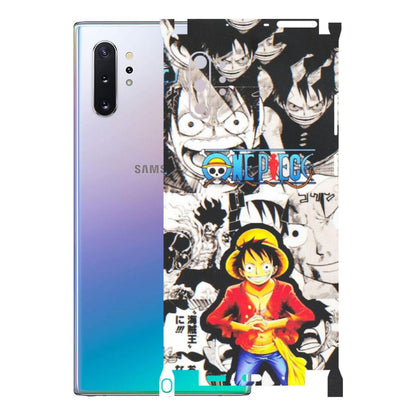 Samsung M/F/Note/Flip and C Phone Skins (All Models) - One Piece B&W - Matte Finish (M-63) Samsung Galaxy Note 10 Plus