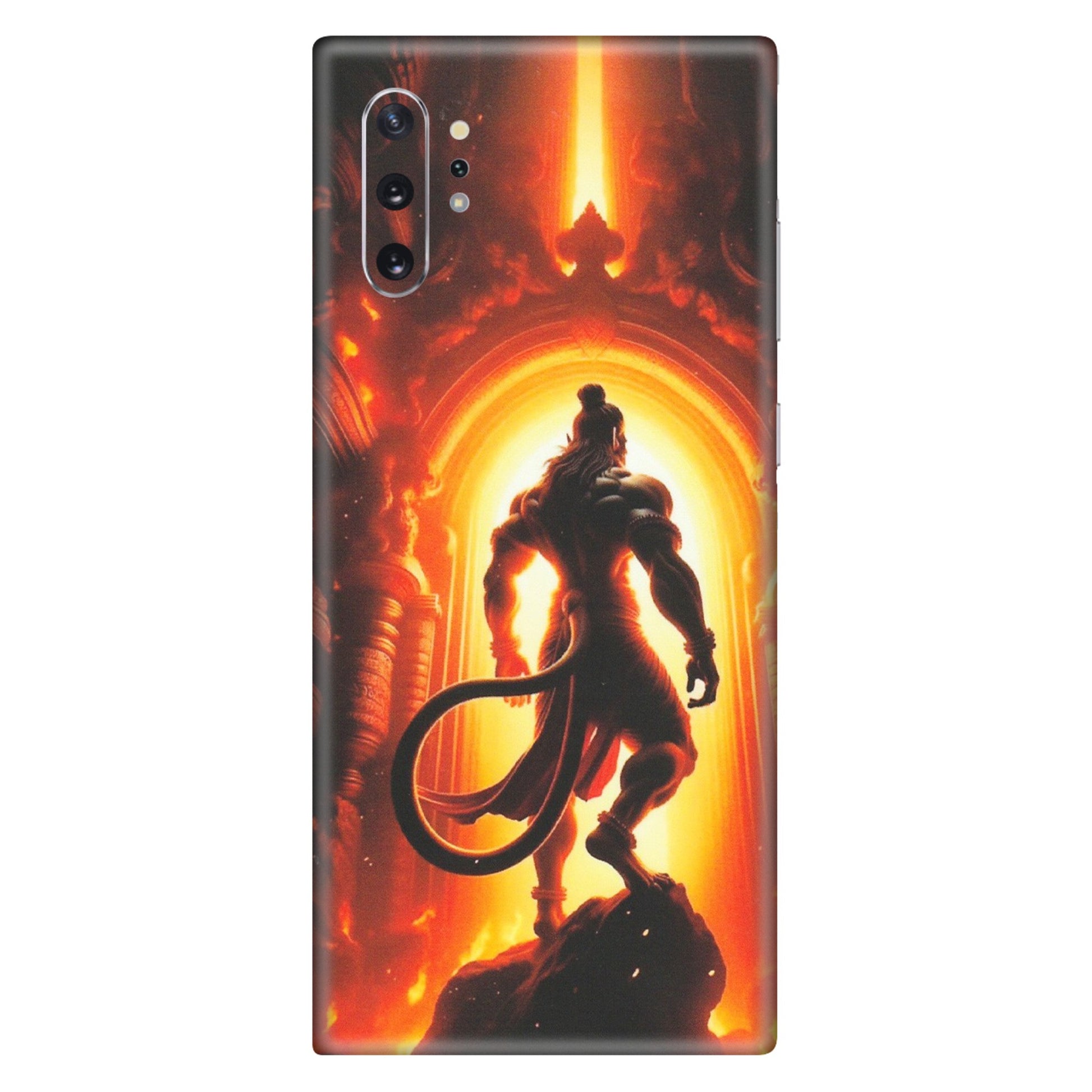 Samsung M/F/Note/Flip and C Phone Skins (All Models) - HanumanJi - Matte Finish (M-06) Samsung Galaxy Note 10 Plus