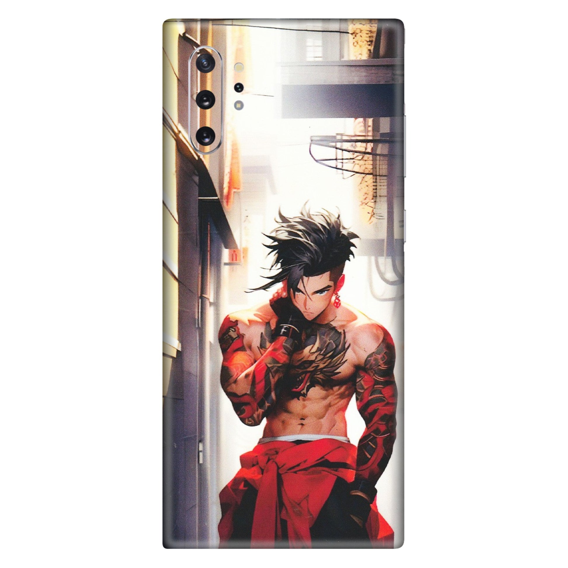 Samsung M/F/Note/Flip and C Phone Skins (All Models) - In the streets of Japan - Matte Finish (M-77) Samsung Galaxy Note 10 Plus