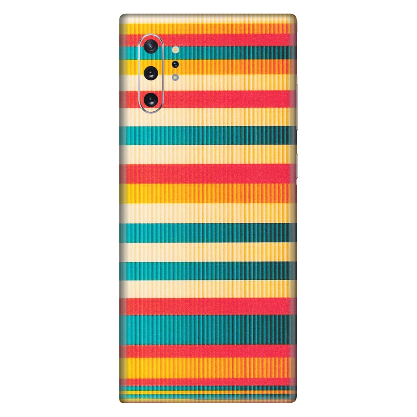 Samsung M/F/Note/Flip and C Phone Skins (All Models) - Colourful Stripes Soothing Effect - Matte Finish (M-86) Samsung Galaxy Note 10 Plus