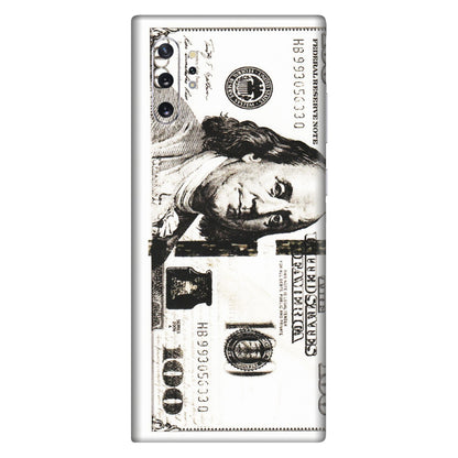 Samsung M/F/Note/Flip and C Phone Skins (All Models) - 100 Dollar Currency - Transparent Finish (T-01) Samsung Galaxy Note 10 Plus