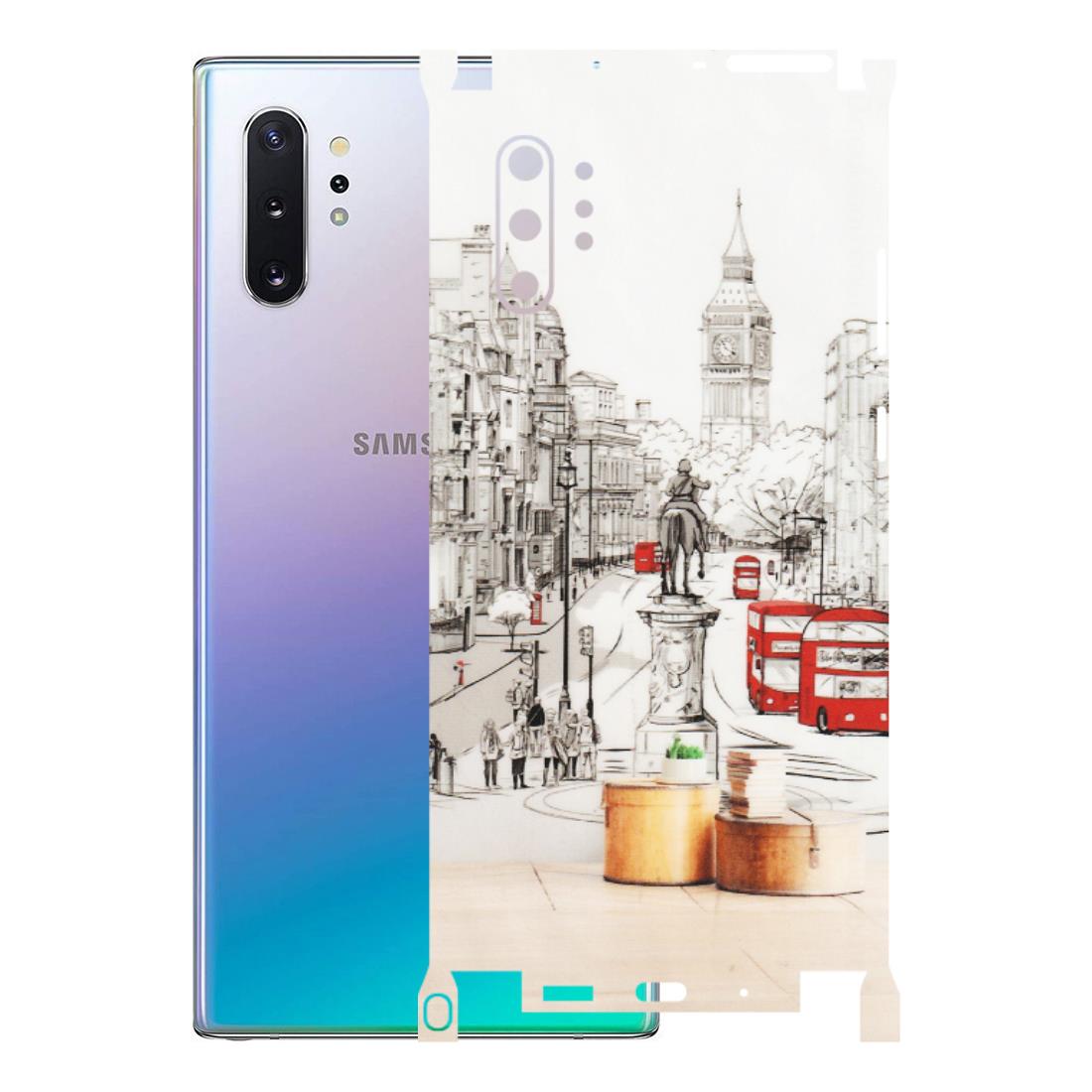 Samsung M/F/Note/Flip and C Phone Skins (All Models) - London Street - Transparent Finish (T-02) Samsung Galaxy Note 10 Plus