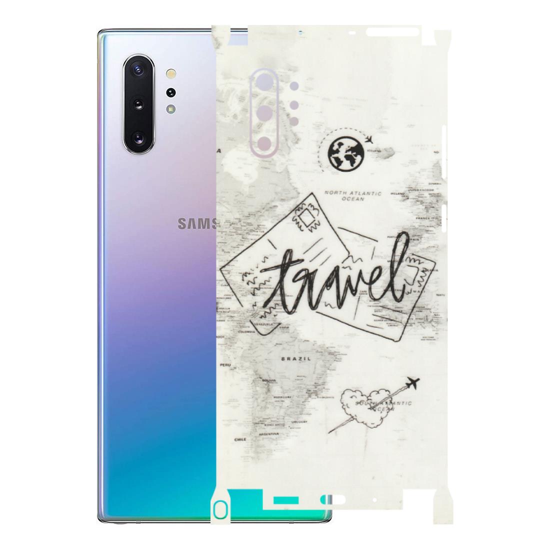 Samsung M/F/Note/Flip and C Phone Skins (All Models) - Travel Ticket - Transparent Finish (T-06) Samsung Galaxy Note 10 Plus
