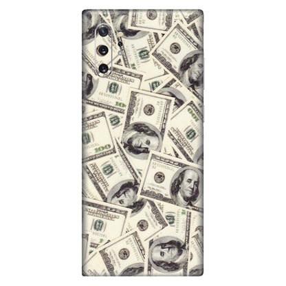 Samsung M/F/Note/Flip and C Phone Skins (All Models) - Dollar Lover - Transparent Finish (T-17) Samsung Galaxy Note 10 Plus