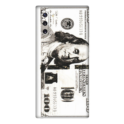 Samsung M/F/Note/Flip and C Phone Skins (All Models) - 100 Dollar Currency - Transparent Finish (T-01) Samsung Galaxy Note 10