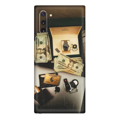 Samsung M/F/Note/Flip and C Phone Skins (All Models) - Luxury Lifestyle - Transparent Finish (T-11) Samsung Galaxy Note 10