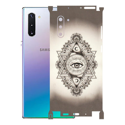Samsung M/F/Note/Flip and C Phone Skins (All Models) - Illuminati Great Eye - Transparent Finish (T-14) Samsung Galaxy Note 10