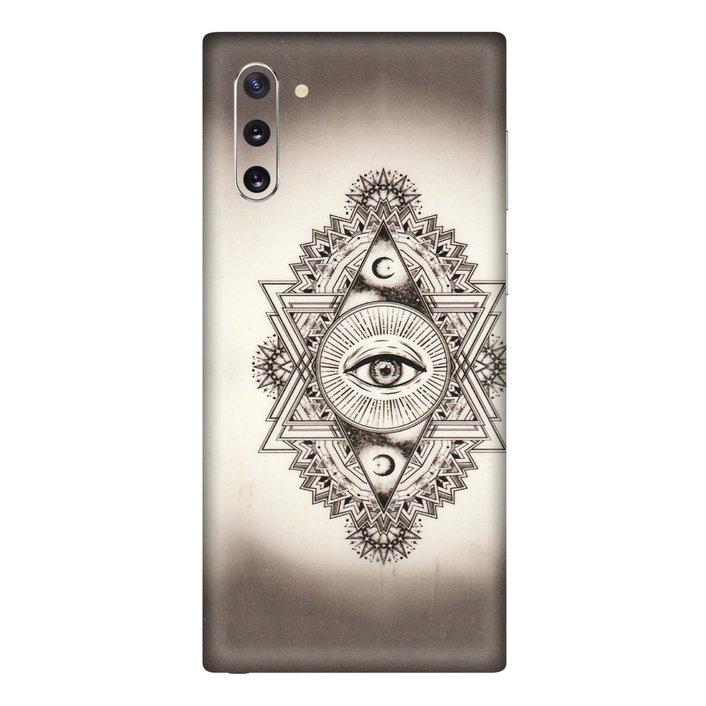 Samsung M/F/Note/Flip and C Phone Skins (All Models) - Illuminati Great Eye - Transparent Finish (T-14) Samsung Galaxy Note 10