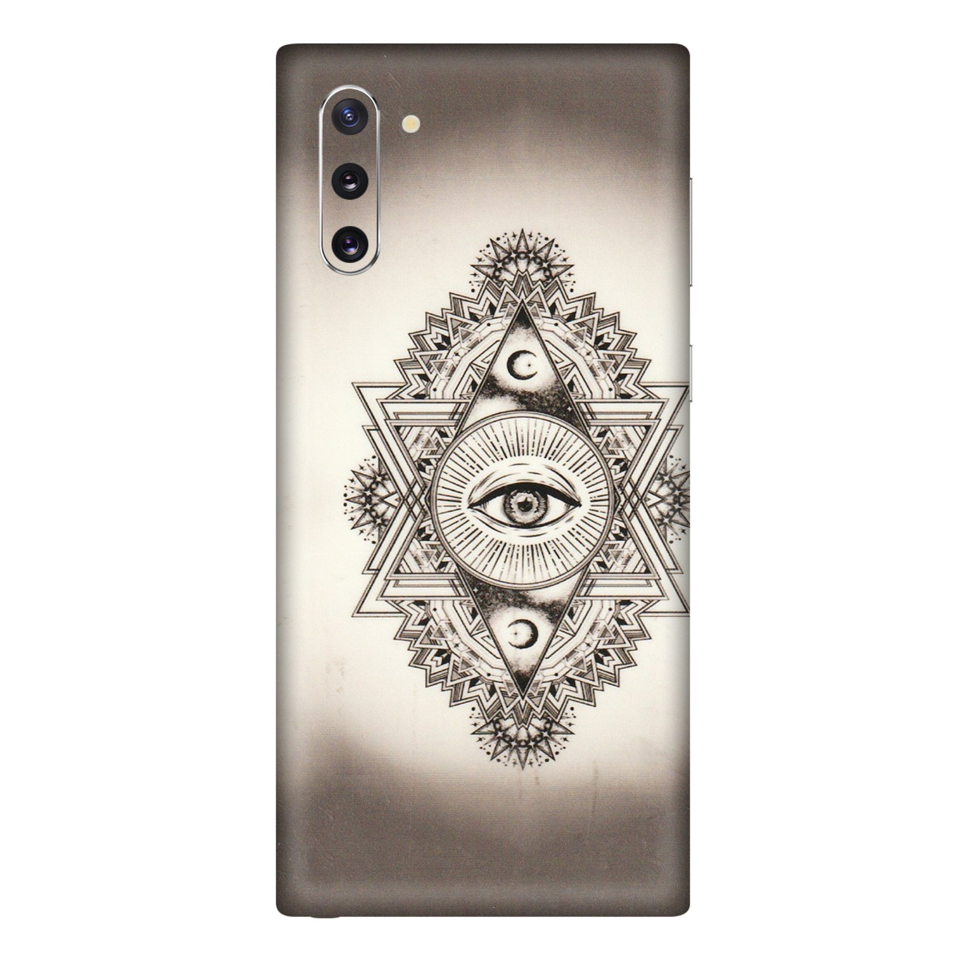 Samsung M/F/Note/Flip and C Phone Skins (All Models) - Illuminati Great Eye - Transparent Finish (T-14) Samsung Galaxy Note 10