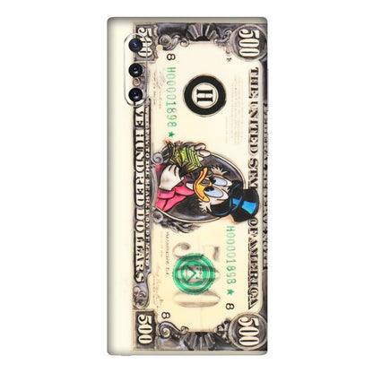 Samsung M/F/Note/Flip and C Phone Skins (All Models) - Five Hundred Dollar Duck - Transparent Finish (T-15) Samsung Galaxy Note 10