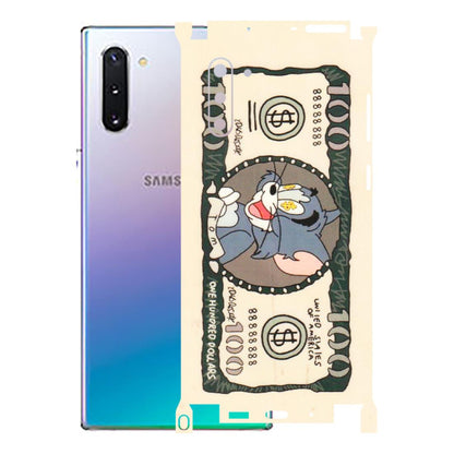 Samsung M/F/Note/Flip and C Phone Skins (All Models) - One Hundred Dollar Tom - Transparent Finish (T-16) Samsung Galaxy Note 10