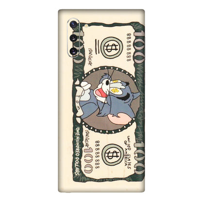 Samsung M/F/Note/Flip and C Phone Skins (All Models) - One Hundred Dollar Tom - Transparent Finish (T-16) Samsung Galaxy Note 10