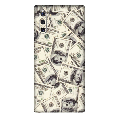 Samsung M/F/Note/Flip and C Phone Skins (All Models) - Dollar Lover - Transparent Finish (T-17) Samsung Galaxy Note 10