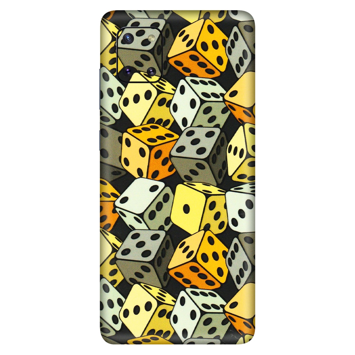 Samsung M/F/Note/Flip and C Phone Skins (All Models) - Dices Of Life - 3D Embossed Finish (L-04) Samsung Galaxy Note 10 Lite