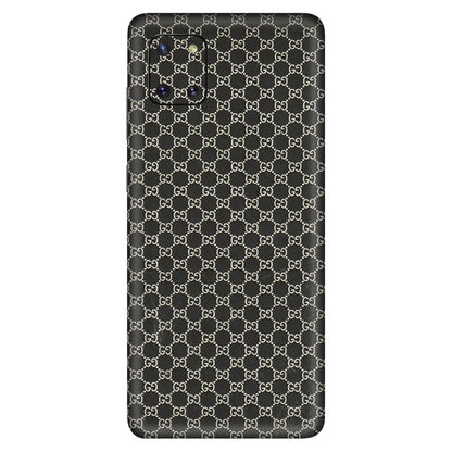 Samsung M/F/Note/Flip and C Phone Skins (All Models) - Black G Print - 3D Embossed Finish (L-109) Samsung Galaxy Note 10 Lite