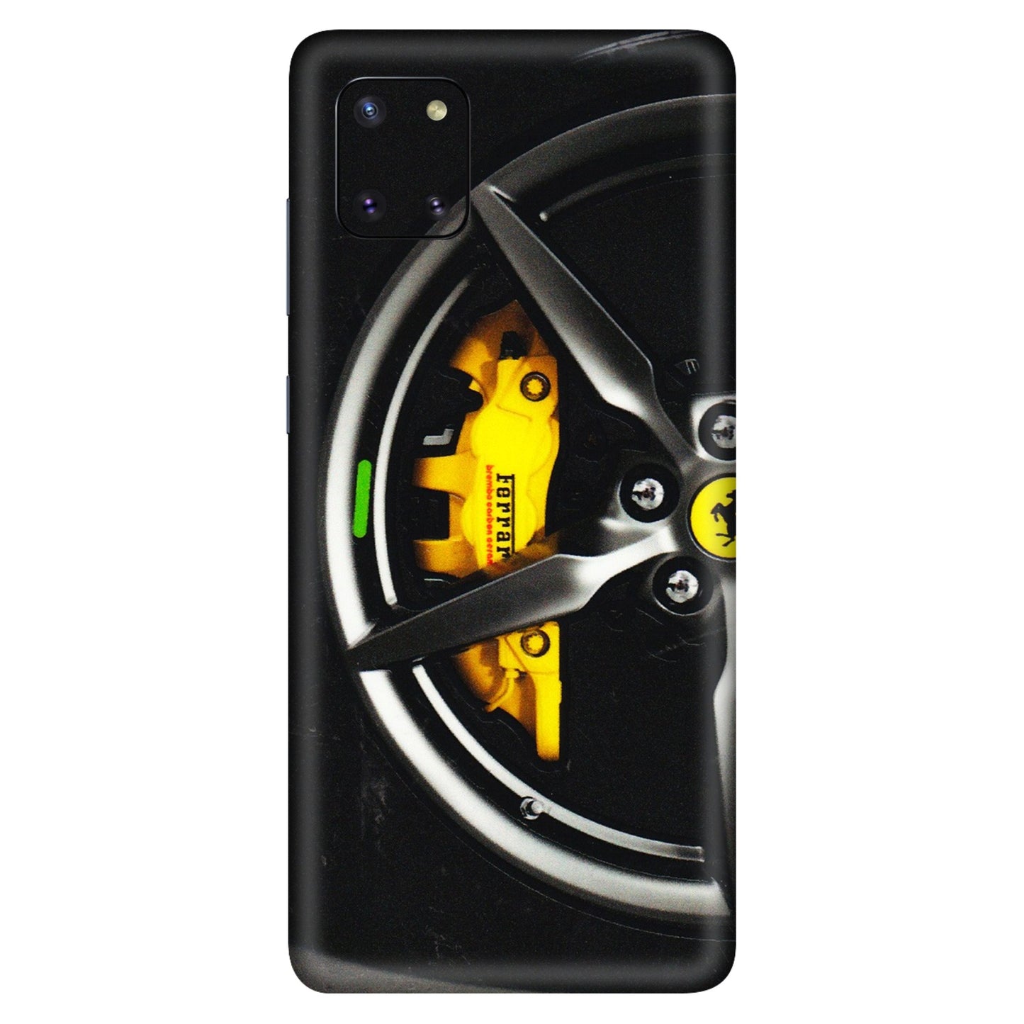 Samsung M/F/Note/Flip and C Phone Skins (All Models) - Ferrari Wheel Alloy - 3D Embossed Finish (L-173) Samsung Galaxy Note 10 Lite