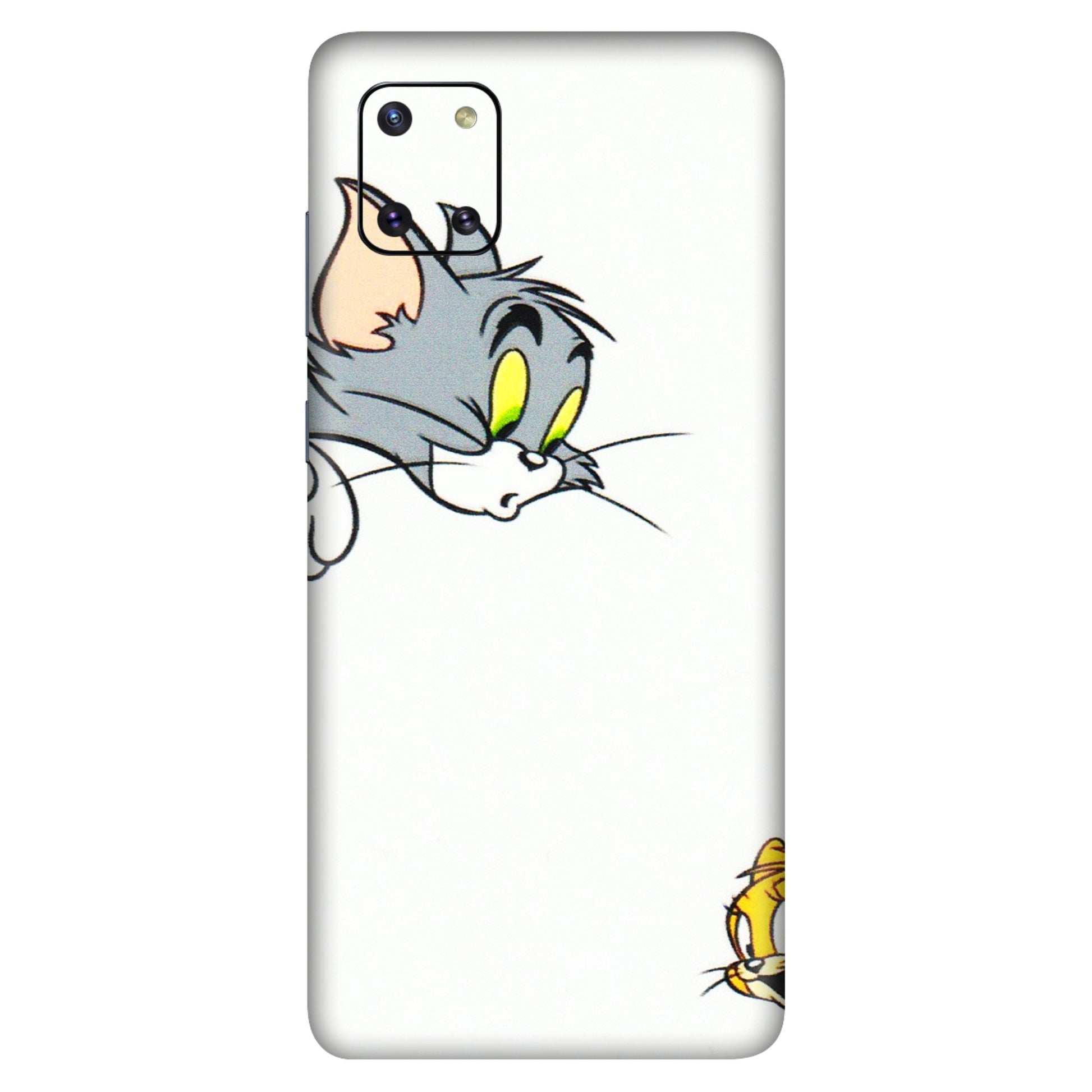 Samsung M/F/Note/Flip and C Phone Skins (All Models) - Cute Tom And Jerry - 3D Embossed Finish (L-220) Samsung Galaxy Note 10 Lite